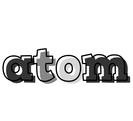 Atom night logo