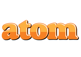 Atom orange logo
