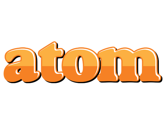 Atom orange logo