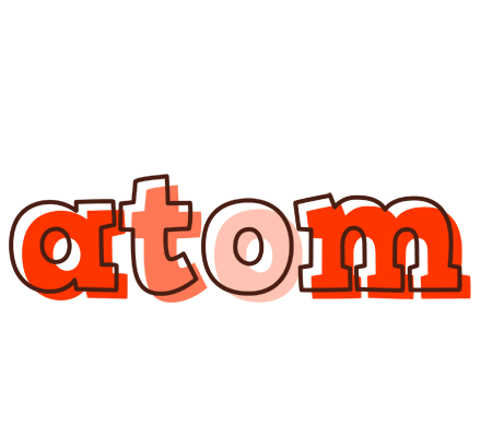 Atom paint logo