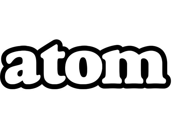 Atom panda logo