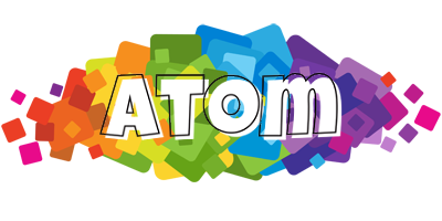 Atom pixels logo
