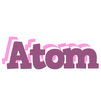 Atom relaxing logo