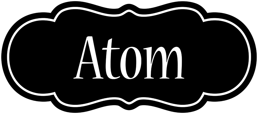 Atom welcome logo