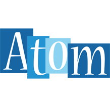 Atom winter logo