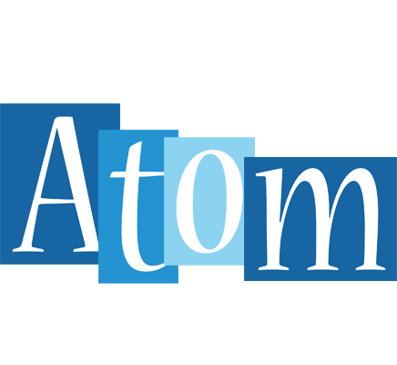 Atom winter logo