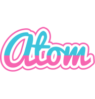 Atom woman logo