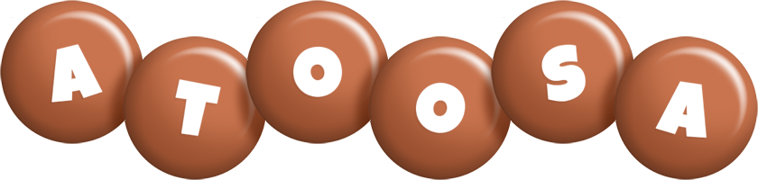 Atoosa candy-brown logo