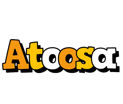Atoosa cartoon logo