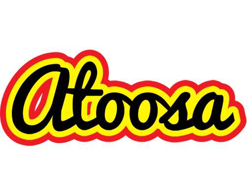 Atoosa flaming logo