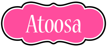 Atoosa invitation logo