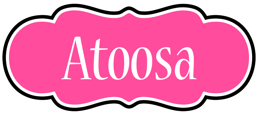 Atoosa invitation logo