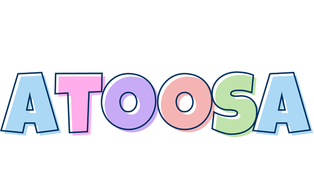 Atoosa pastel logo