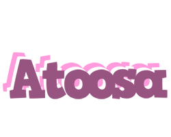 Atoosa relaxing logo