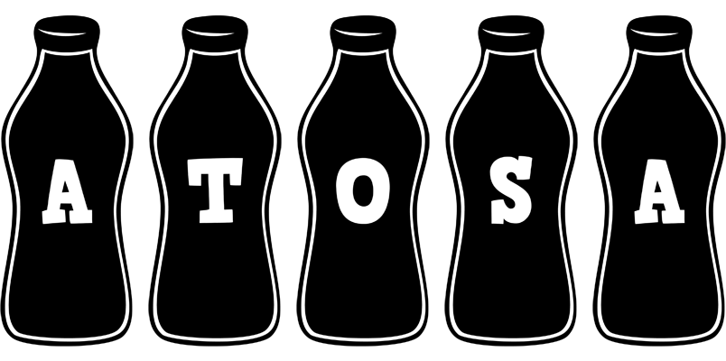Atosa bottle logo