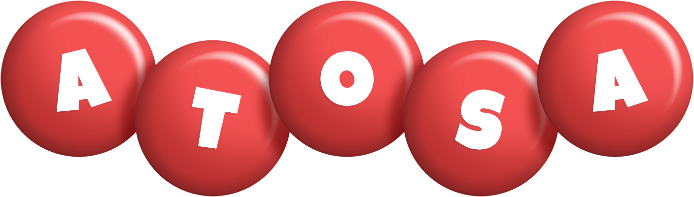 Atosa candy-red logo