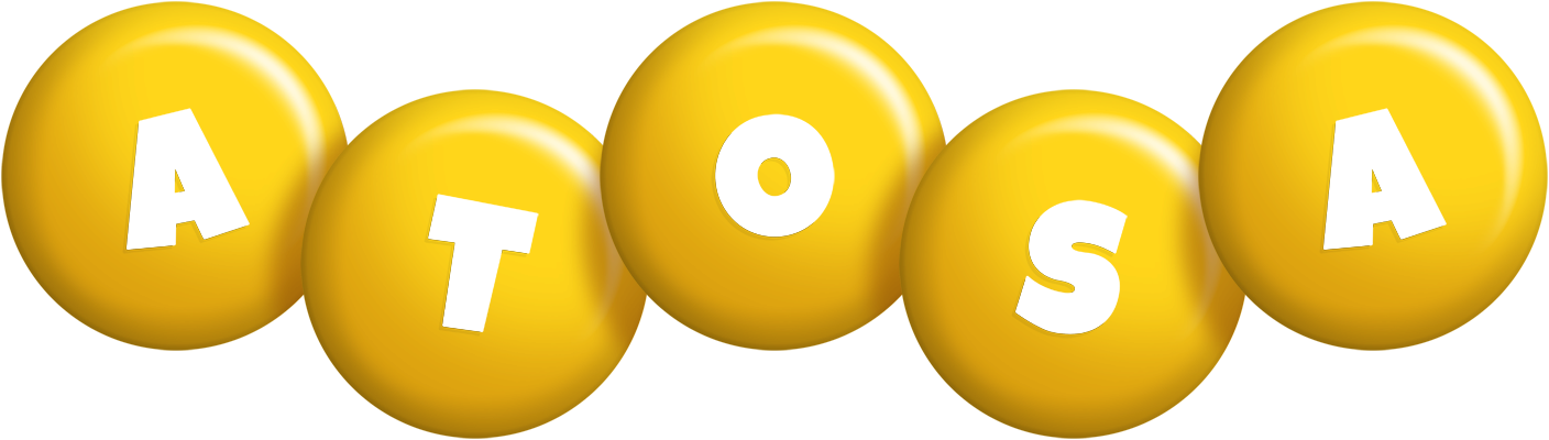 Atosa candy-yellow logo