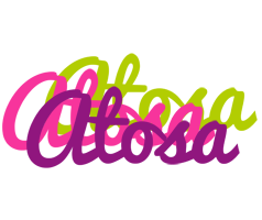 Atosa flowers logo