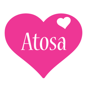 Atosa love-heart logo