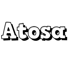 Atosa snowing logo