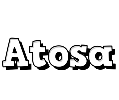 Atosa snowing logo
