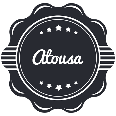 Atousa badge logo