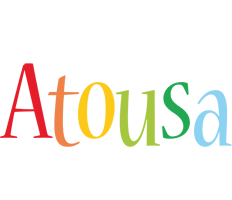 Atousa birthday logo