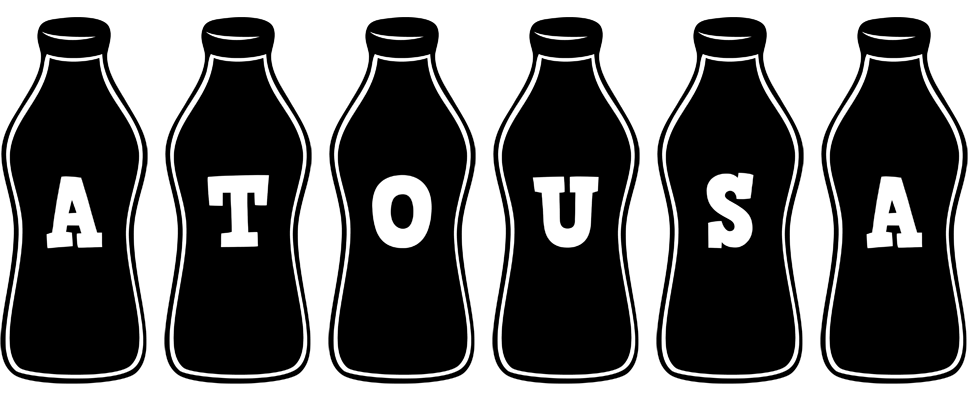 Atousa bottle logo