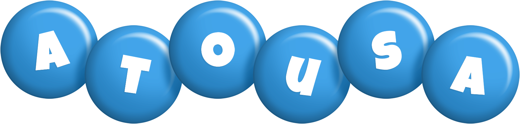 Atousa candy-blue logo