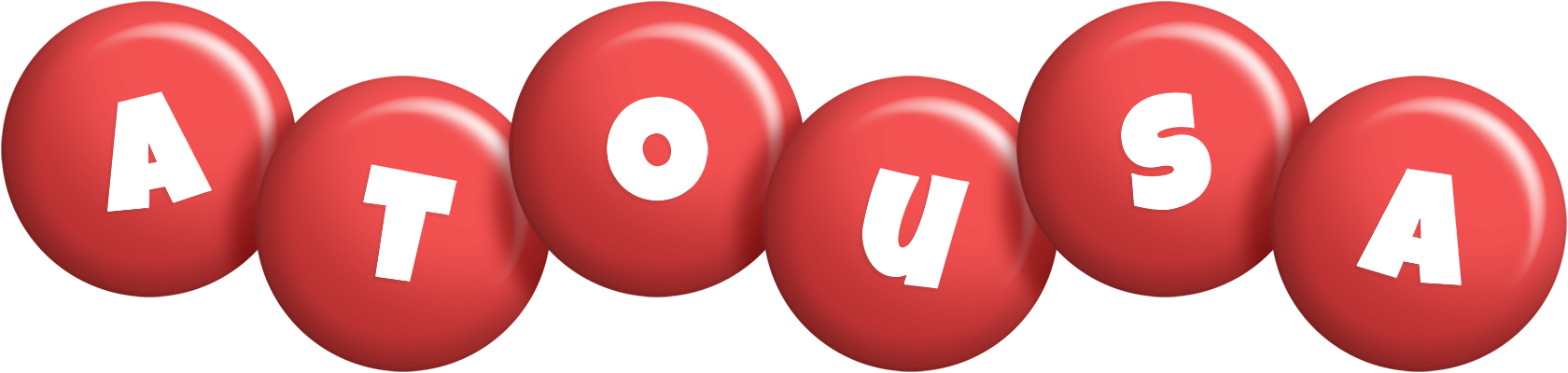 Atousa candy-red logo