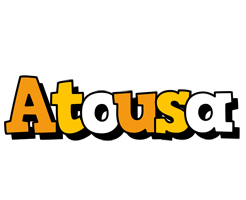 Atousa cartoon logo