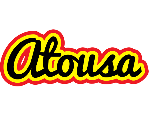 Atousa flaming logo