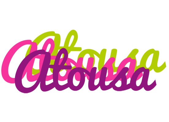 Atousa flowers logo