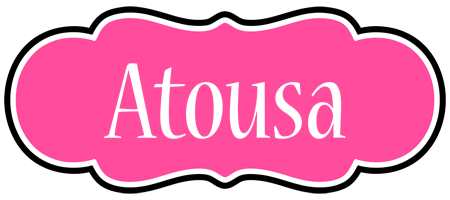 Atousa invitation logo