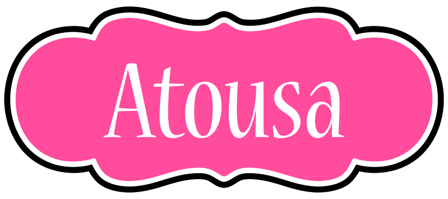 Atousa invitation logo