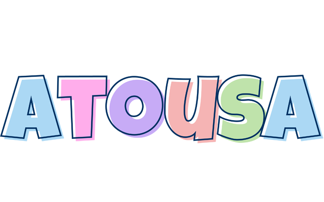 Atousa pastel logo