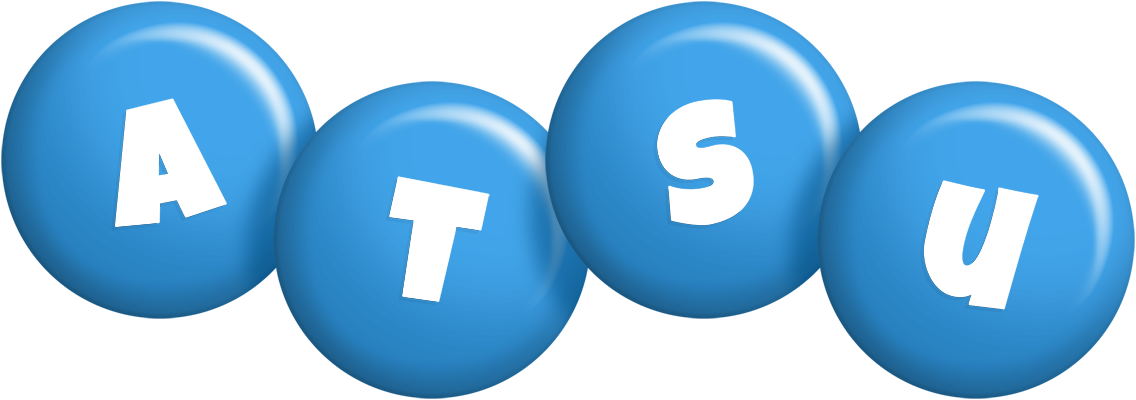 Atsu candy-blue logo