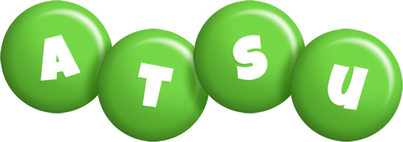 Atsu candy-green logo