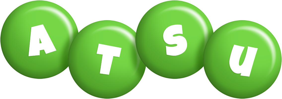 Atsu candy-green logo