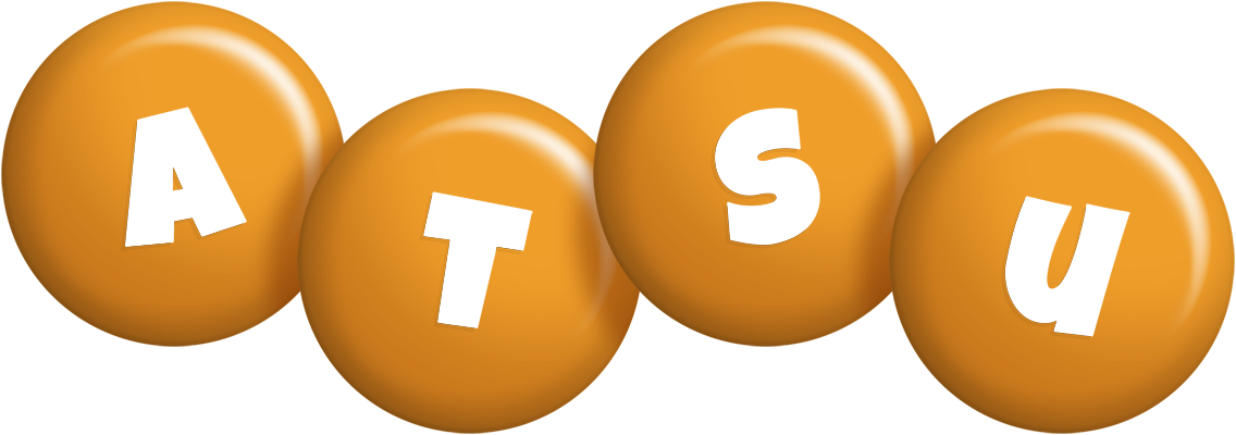 Atsu candy-orange logo