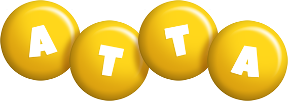 Atta candy-yellow logo