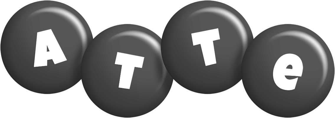 Atte candy-black logo