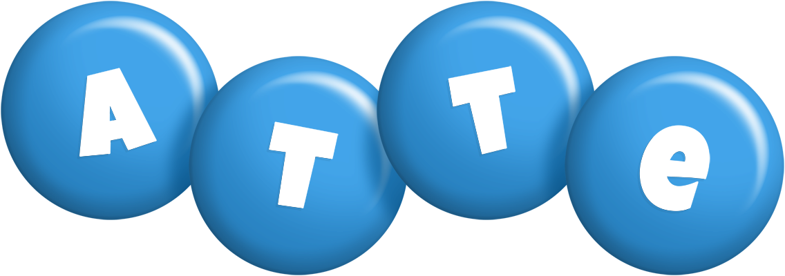 Atte candy-blue logo