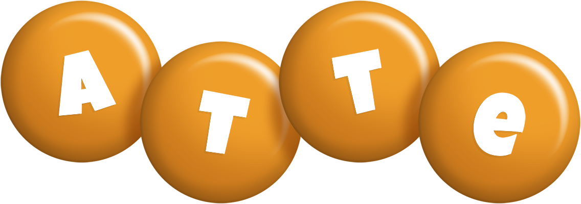 Atte candy-orange logo