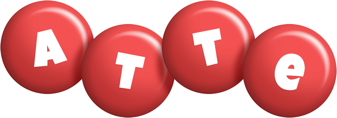 Atte candy-red logo