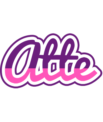 Atte cheerful logo