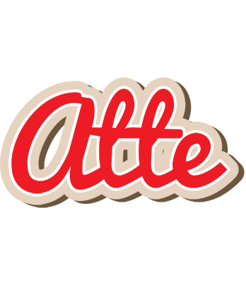 Atte chocolate logo