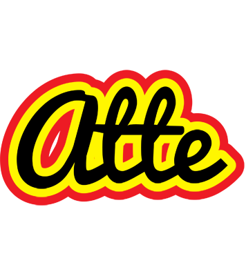 Atte flaming logo