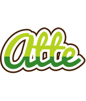 Atte golfing logo