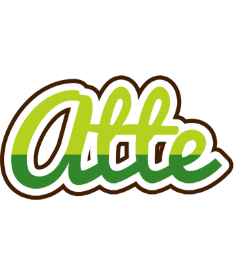 Atte golfing logo